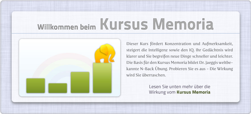 Gedächtnis-Intensivkurs